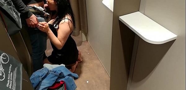  Spontaneous sex in the closet of a clothing store